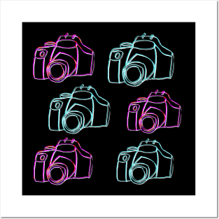 DSLR Camera Color Patterrn Posters and Art